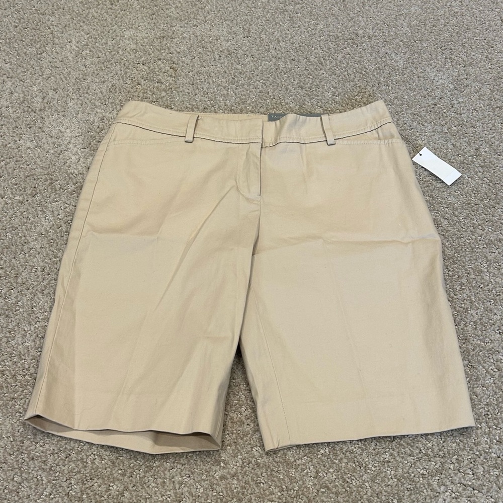 Talbots Khaki Bermuda Shorts NWT